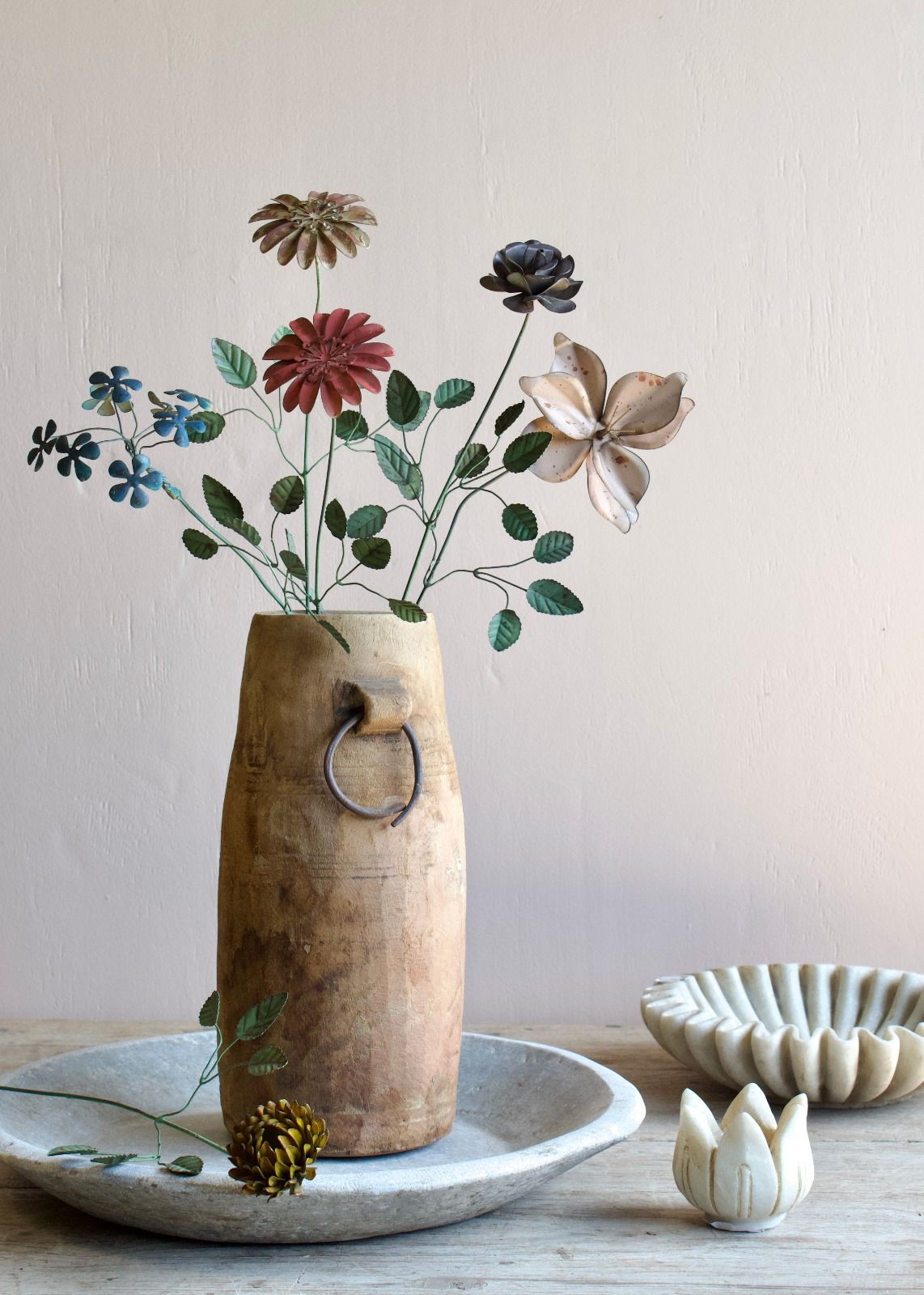 Metalen bloem