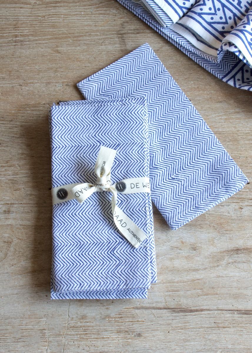 Napkin blue - set of 4