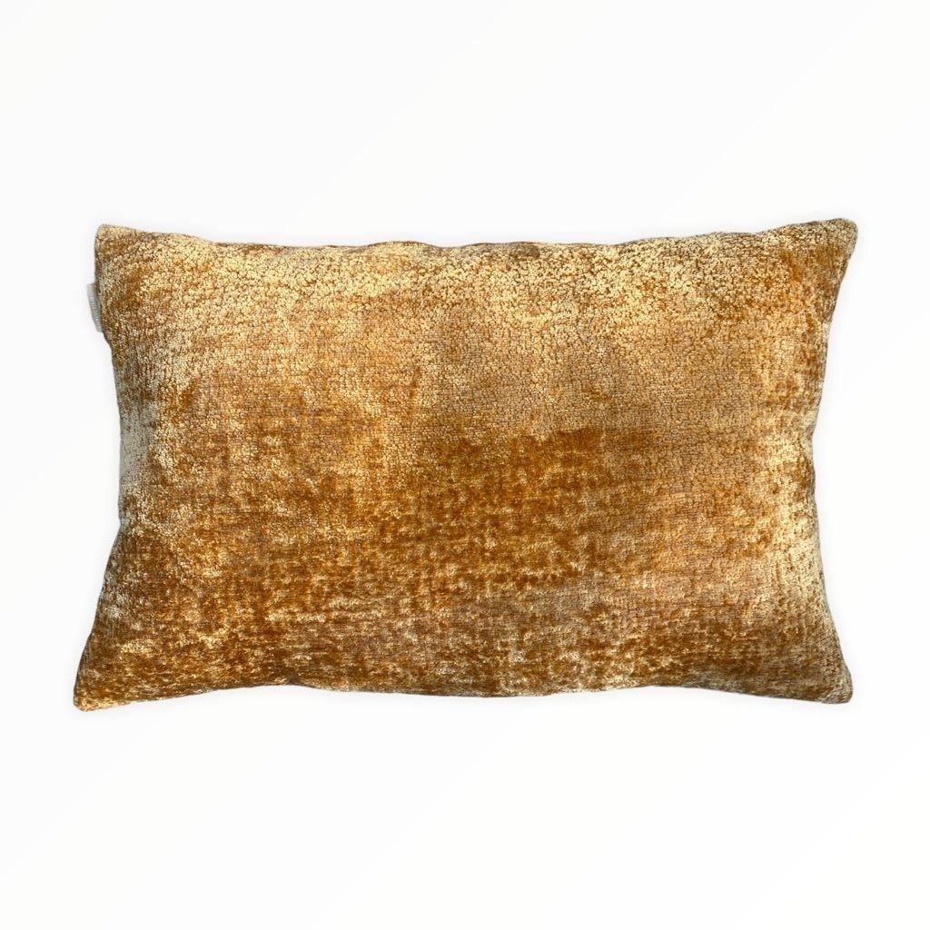 Cushion chenille caramel