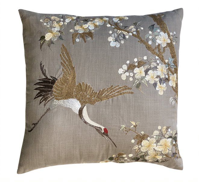 Majestic Crane cushion