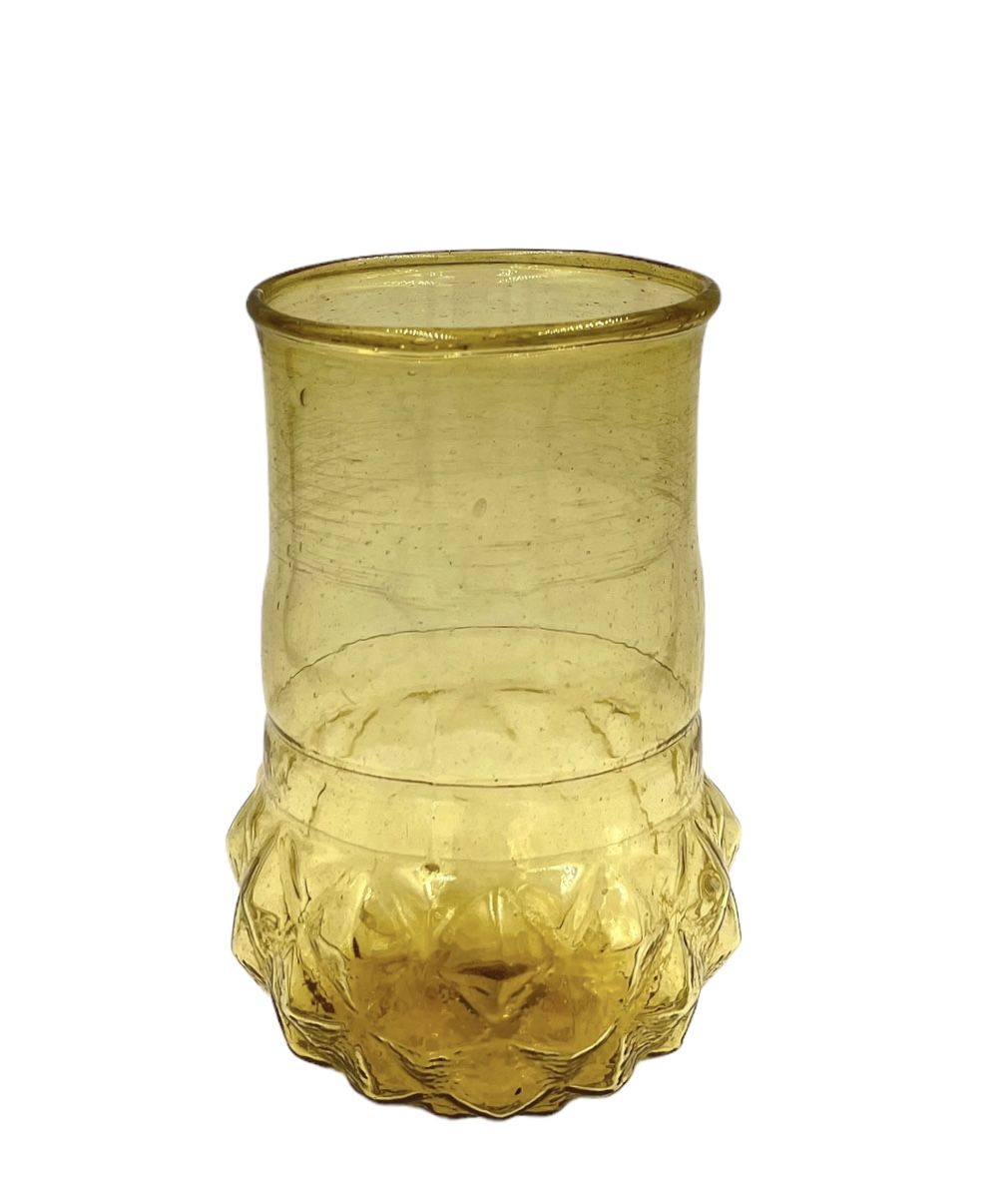 Vase recycled glass light gold