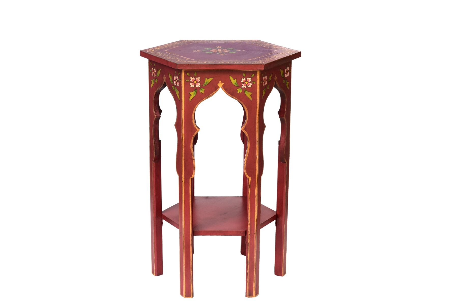 Sidetable handpainted red