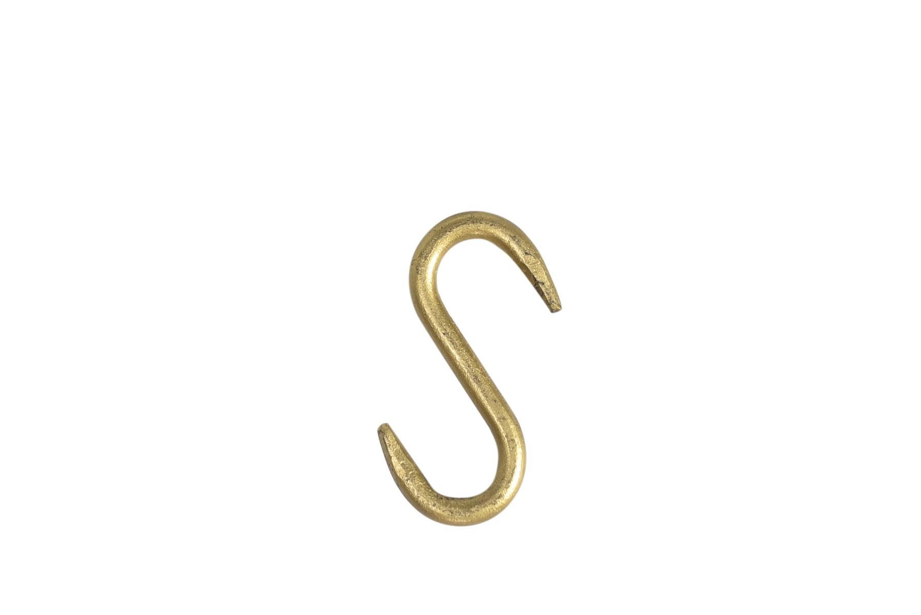 Metal hook S-shape