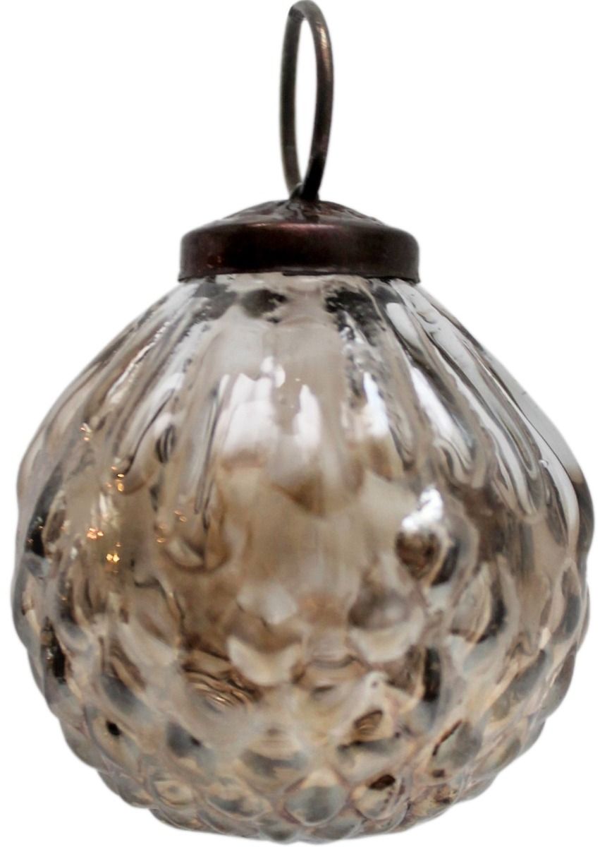 Christmas bauble brown luster