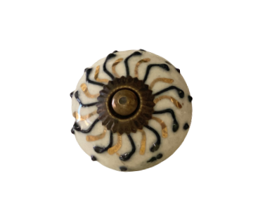 Decorated cabinet knob