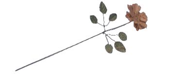 Metalen bloem