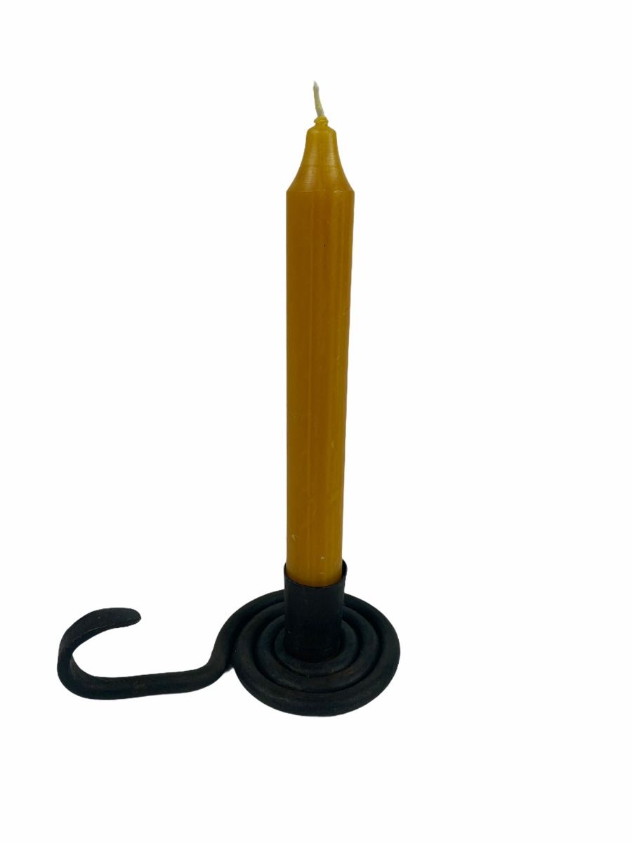 Black candleholder swirl