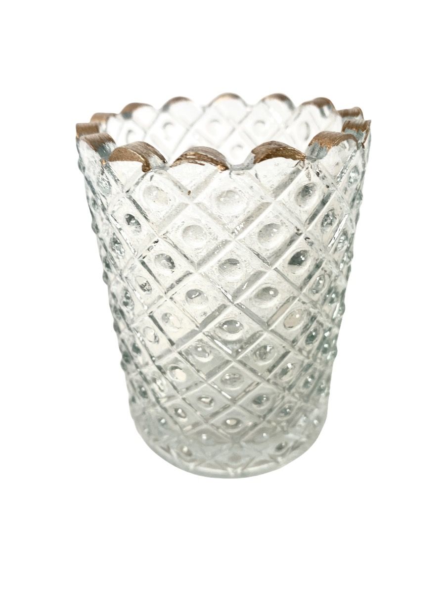Waxinelichthouder diamant 