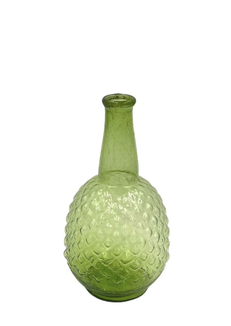 Vase grassgreen recycled glass
