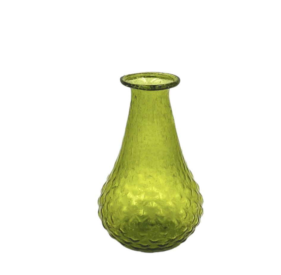 Vase grassgreen recycled glass