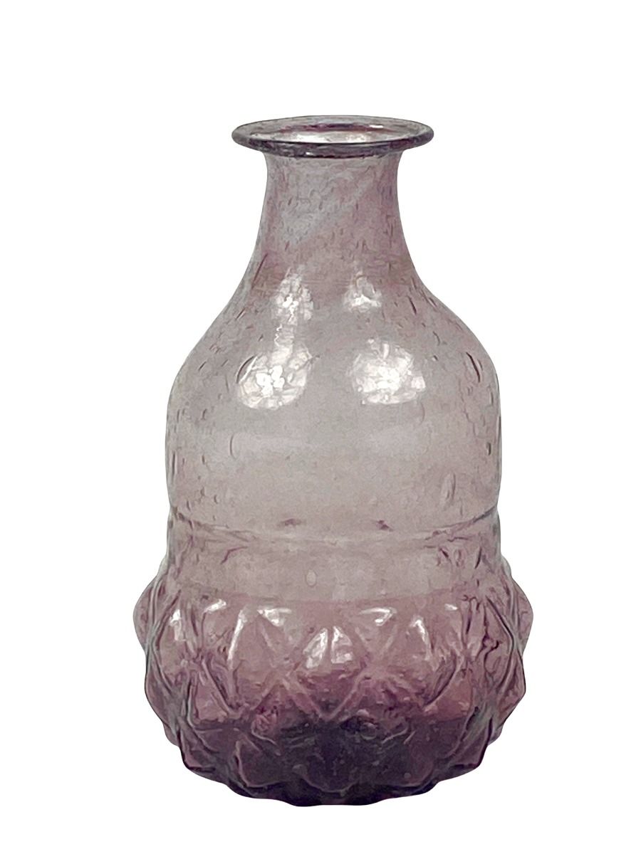 vase recycled glass purple