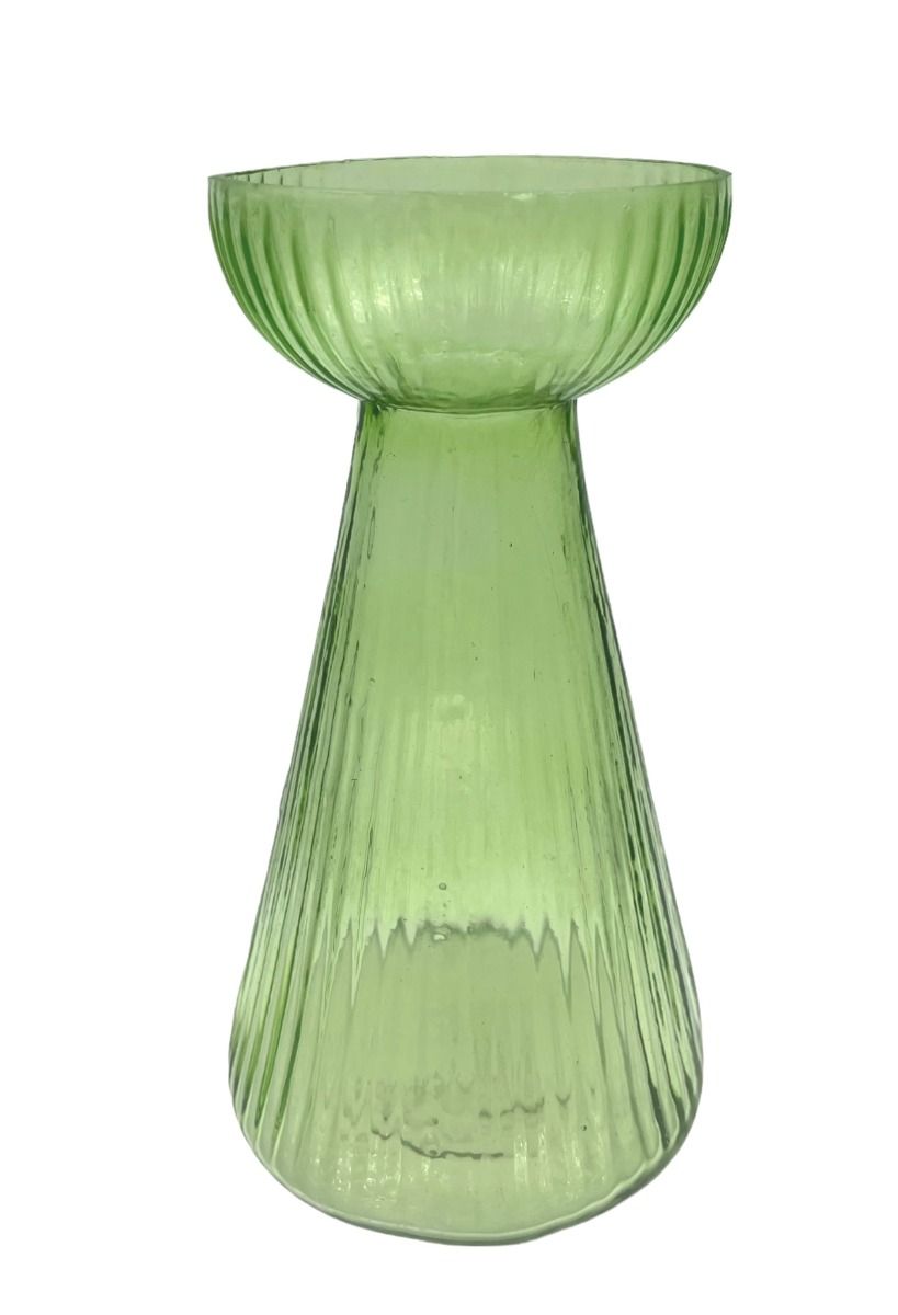 Hyacinth vase grassgreen Large
