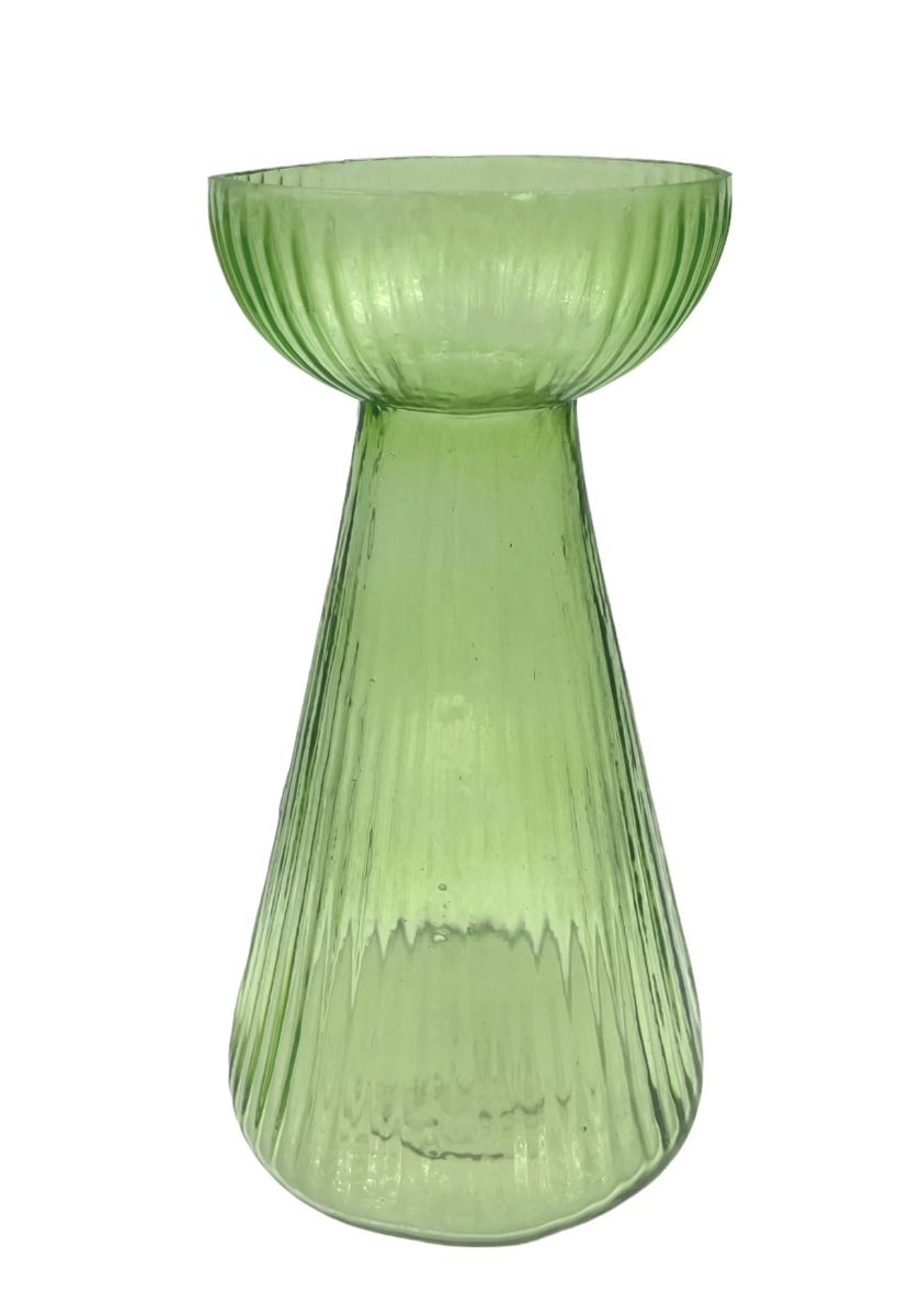 Hyacinth vase green