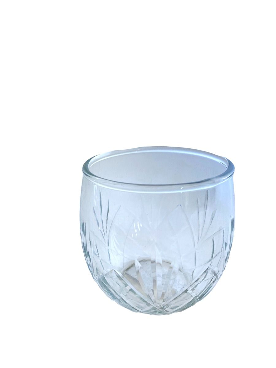 Tealighholder cutted glass