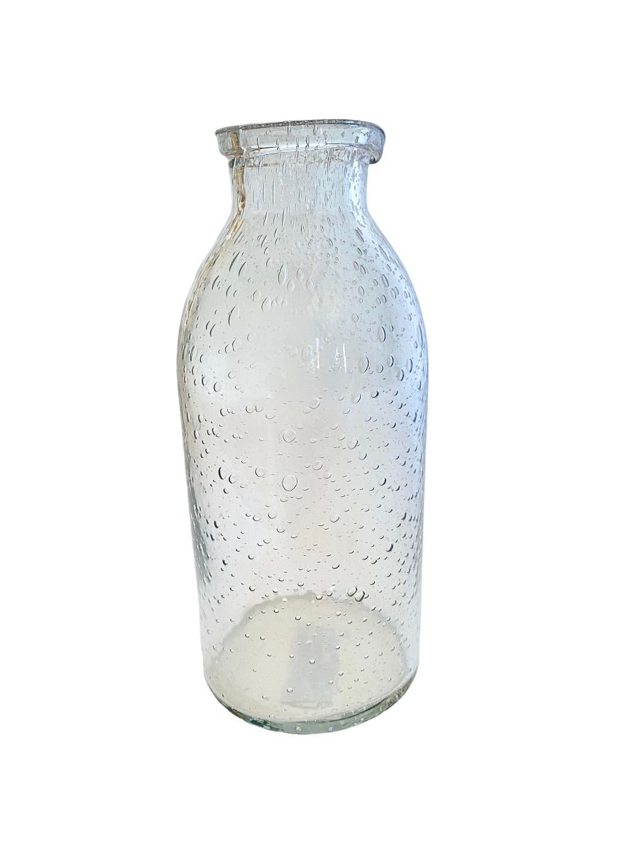 Vase seeded glass