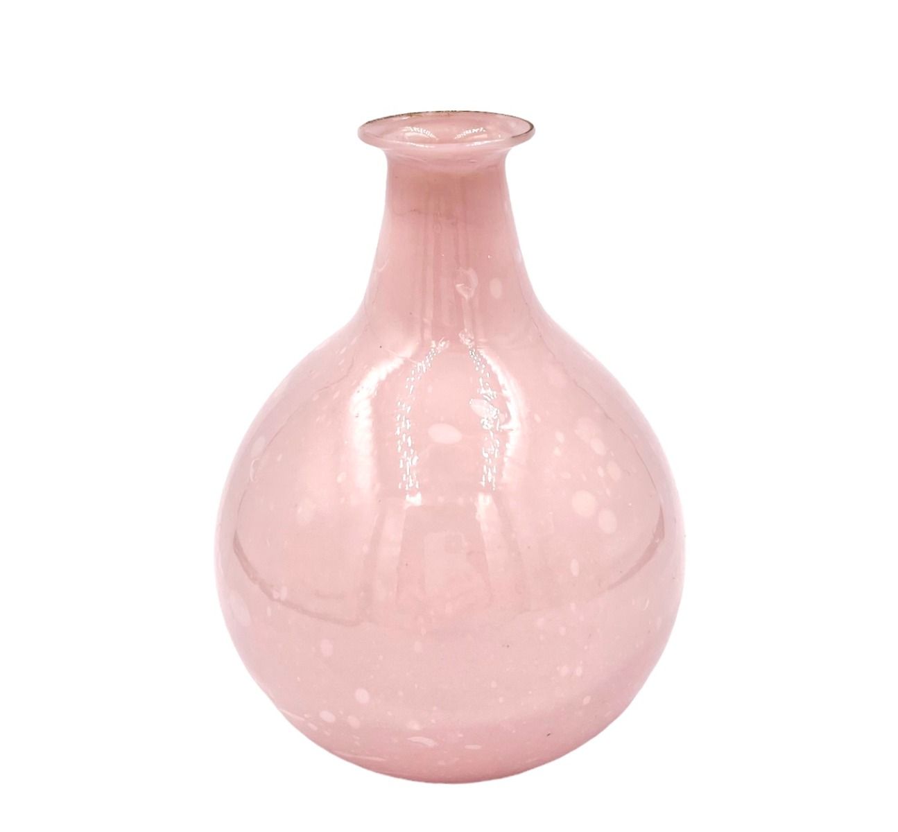 Glazen vaas opaline roze