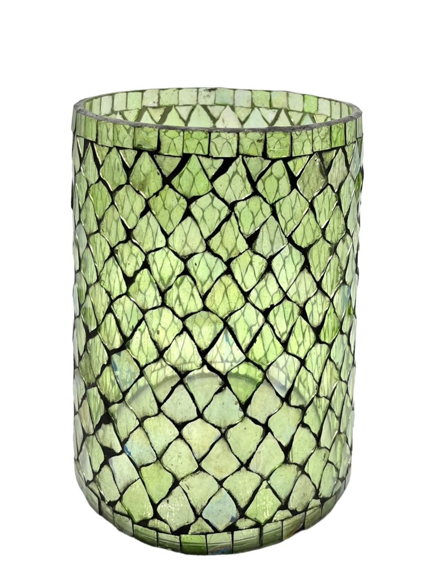 Tealight green mosaic