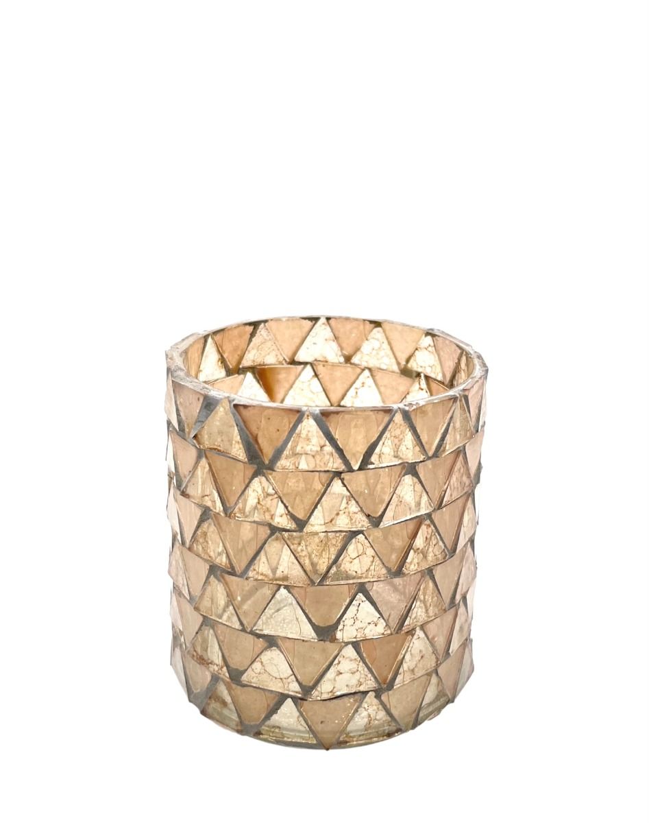 Tealight golden mosaic