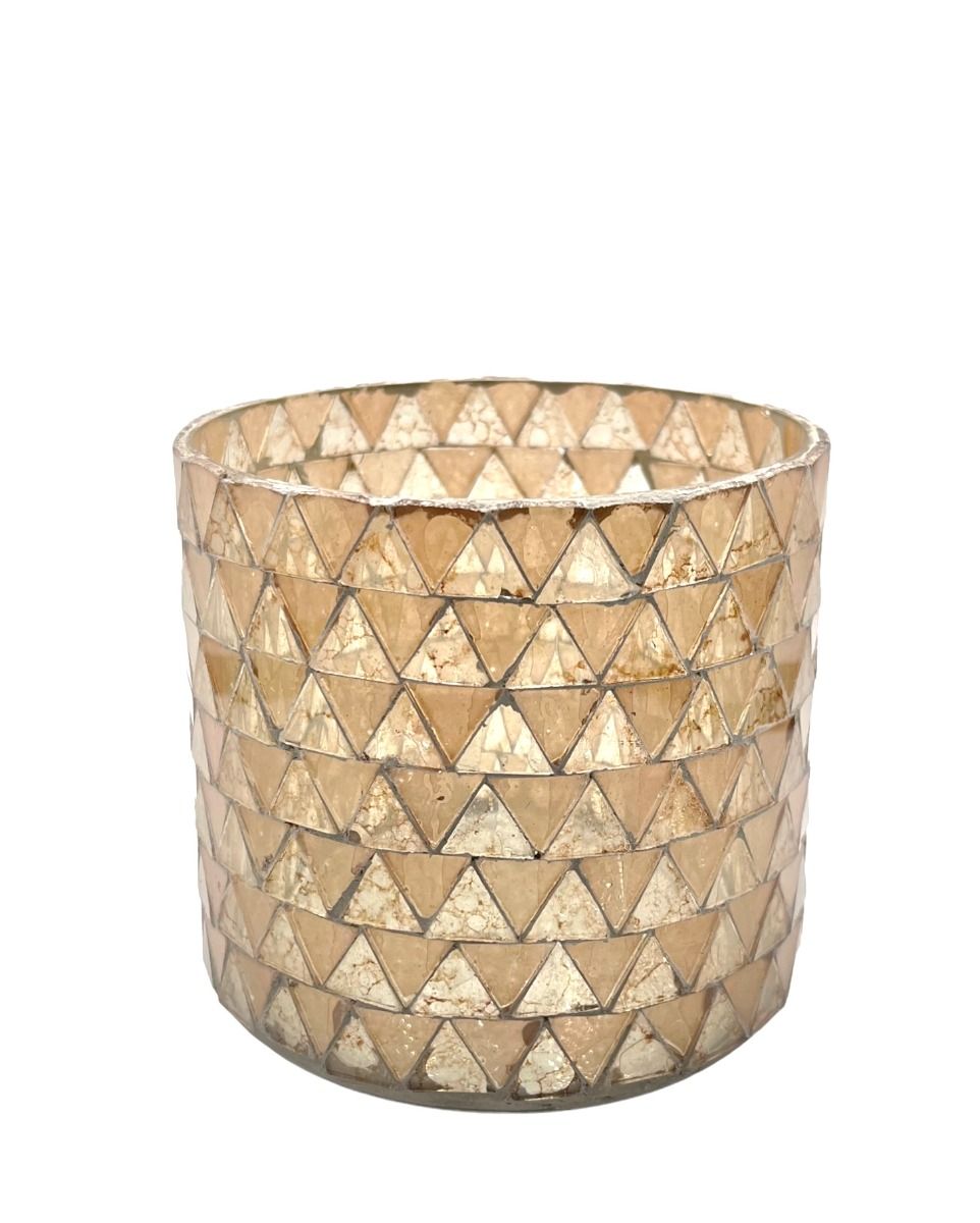 Tealight golden mosaic