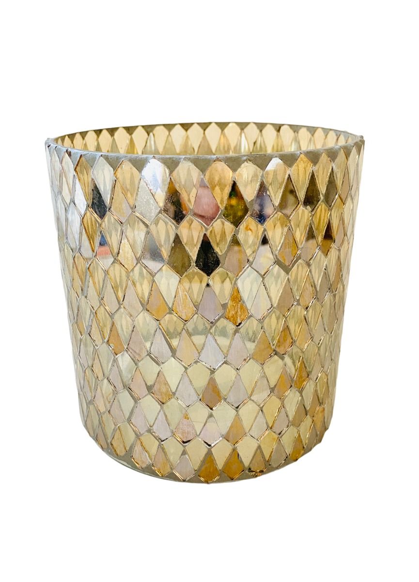 Tealight golden mosaic