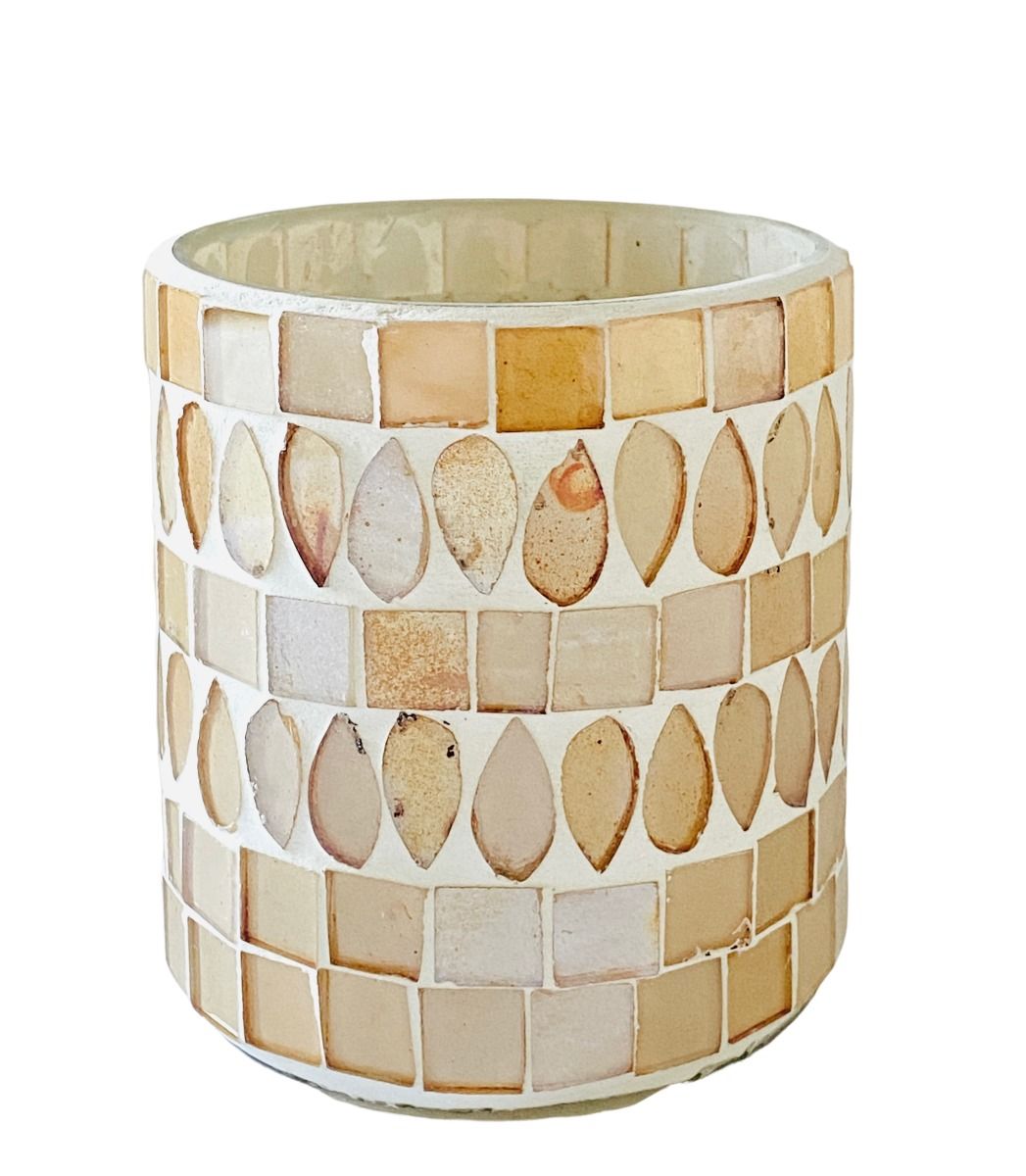 Tealight golden mosaic