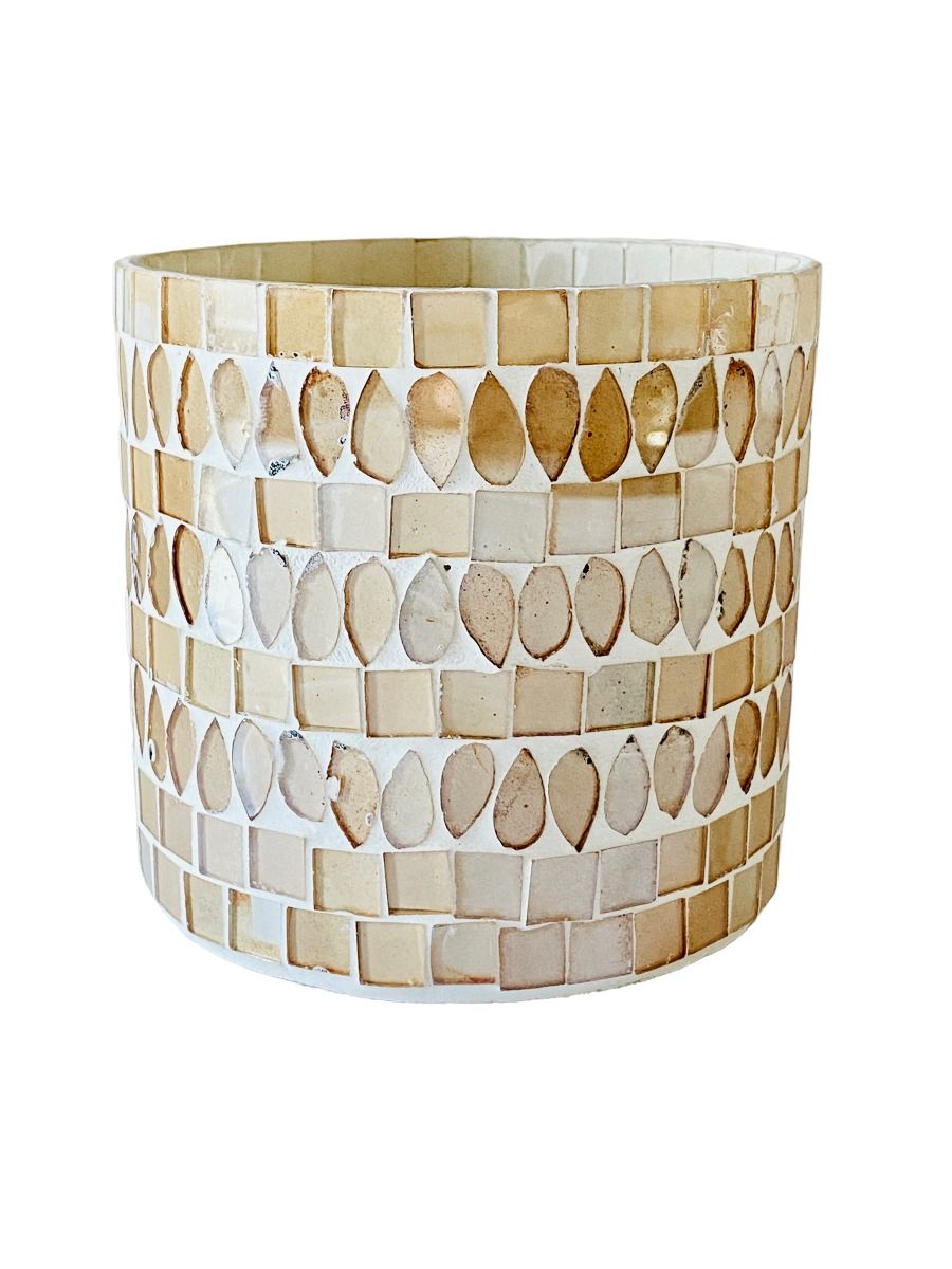 Tealight golden mosaic