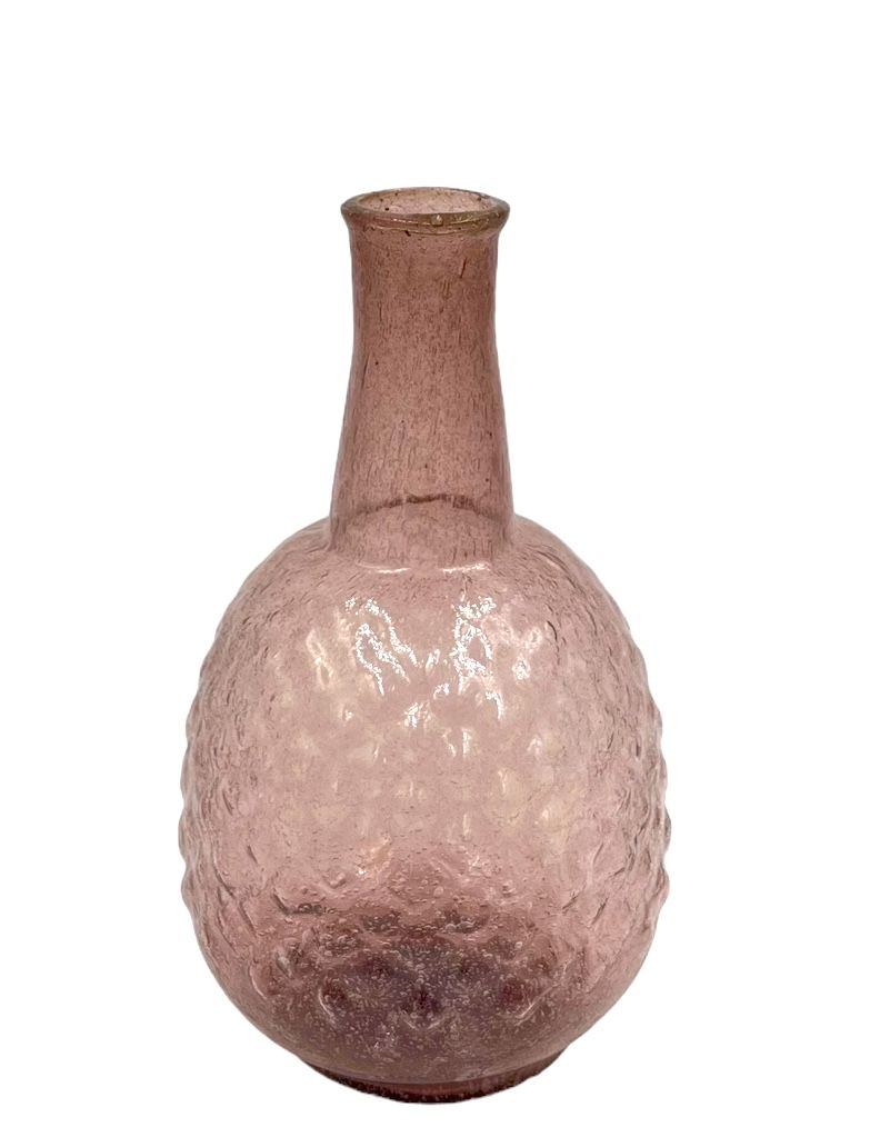 Vase lilac recycled glass