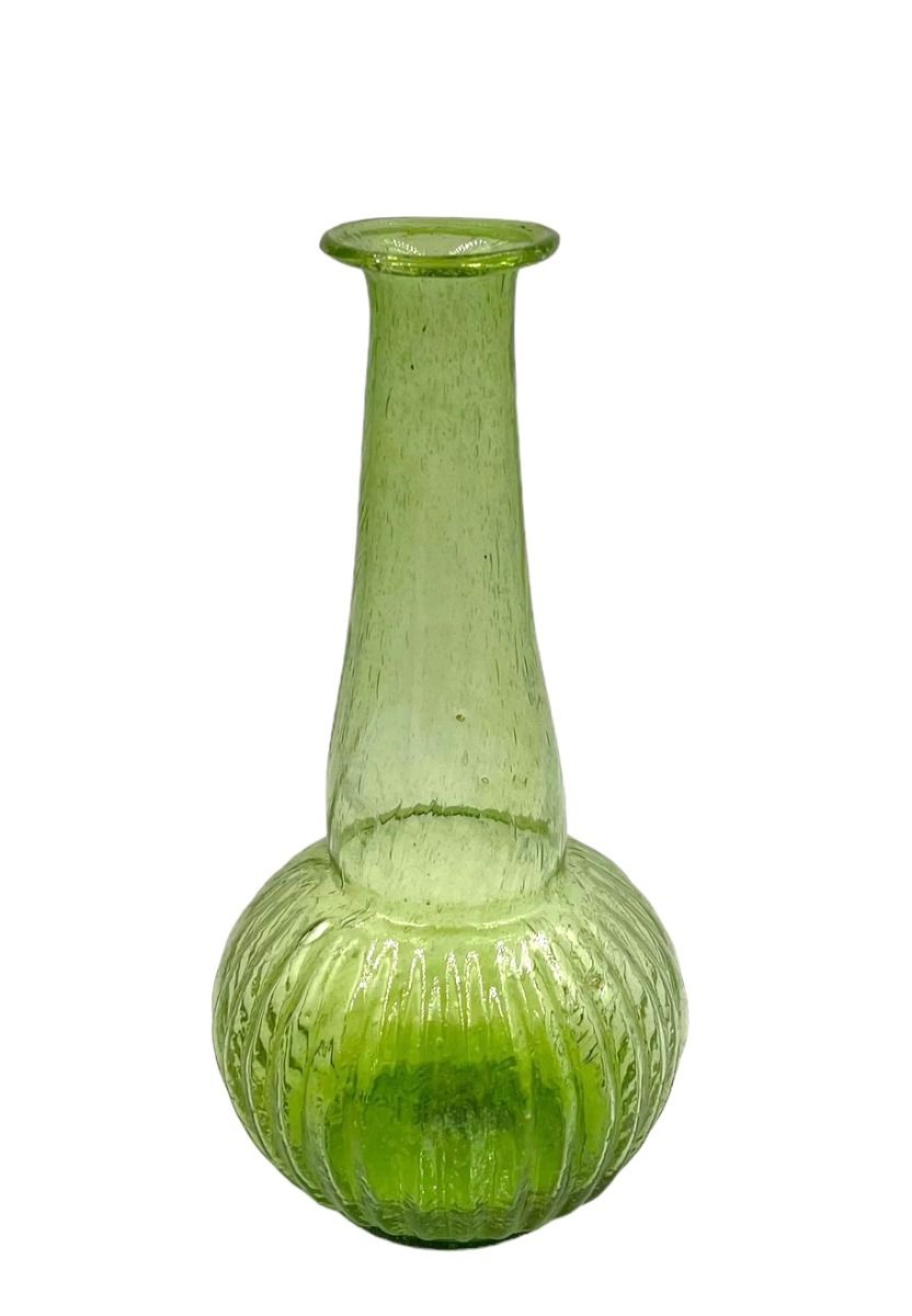 Vase grassgreen recycled glass