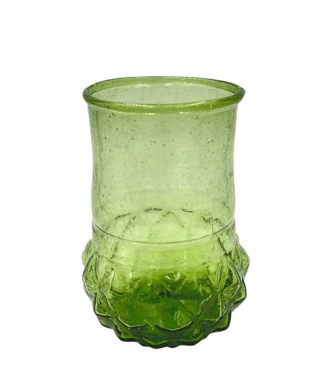 Vase grassgreen recycled glass