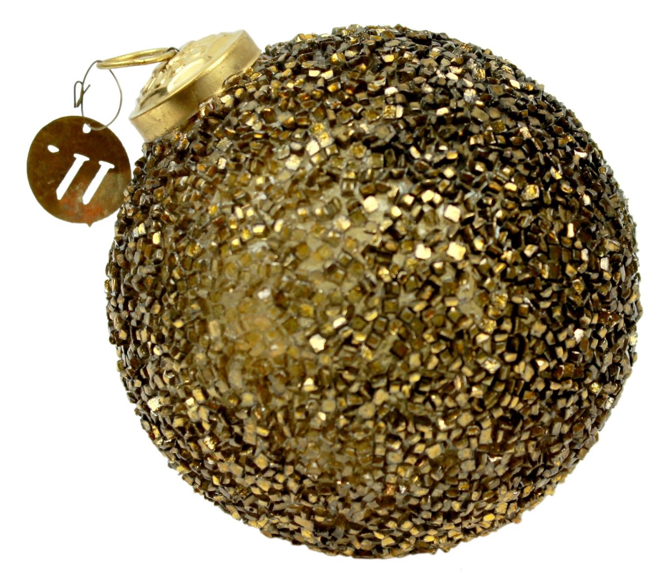 Christmas ball shiny gold
