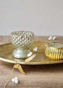 Waxinelichthouder zilver
