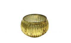 Waxinelichthouder gouden glans