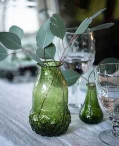 Vase olive green