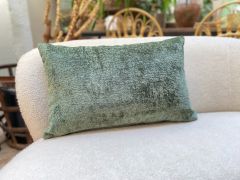 Cushion chenille green