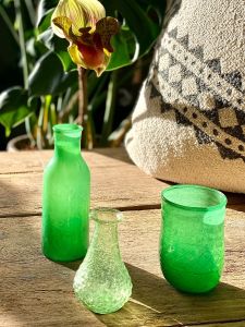 Nayan vase opal green