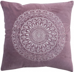 Sierkussen Mandala paars