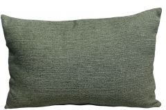 Linen cushion green
