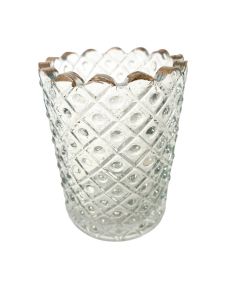 Waxinelichthouder diamant 