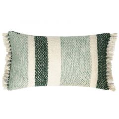 Cushion Berber grainy green