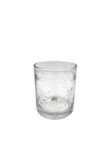 Theelichthouder bewerkt glas