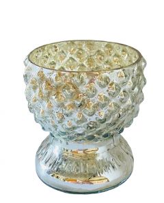 Waxinelichthouder zilver