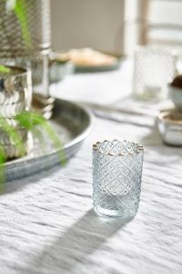 Waxinelichthouder diamant 