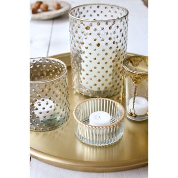 Tealight golden rim