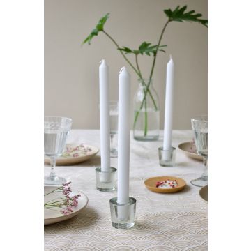 Kaarsenhouder transparant glas