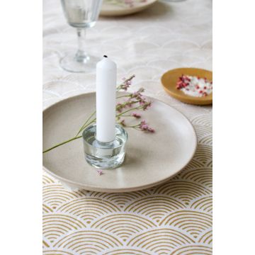 Candleholder transparent glass