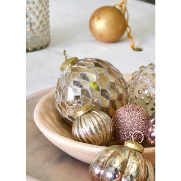 Christmas bauble mosaic