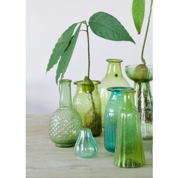 Vase grassgreen recycled glass