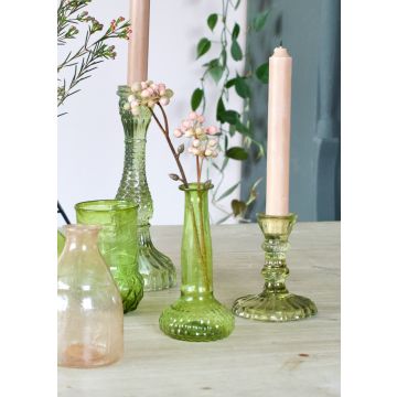 Vaasje groen glas