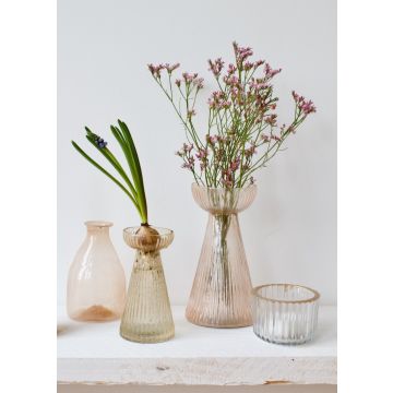Hyacinth vase pink small