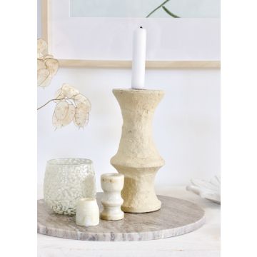 Candleholder paper mache